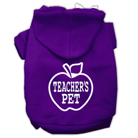 Mirage Pet 62-96 XXXLPR Teachers Pet Screen Print Pet Hoodies, Pur